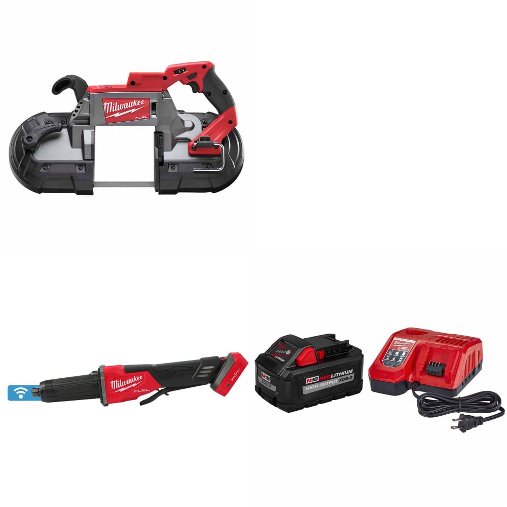 Milwaukee 2729-20 M18 FUEL Band Saw W/ 2984-20 Die Grinder & FREE Starter Kit