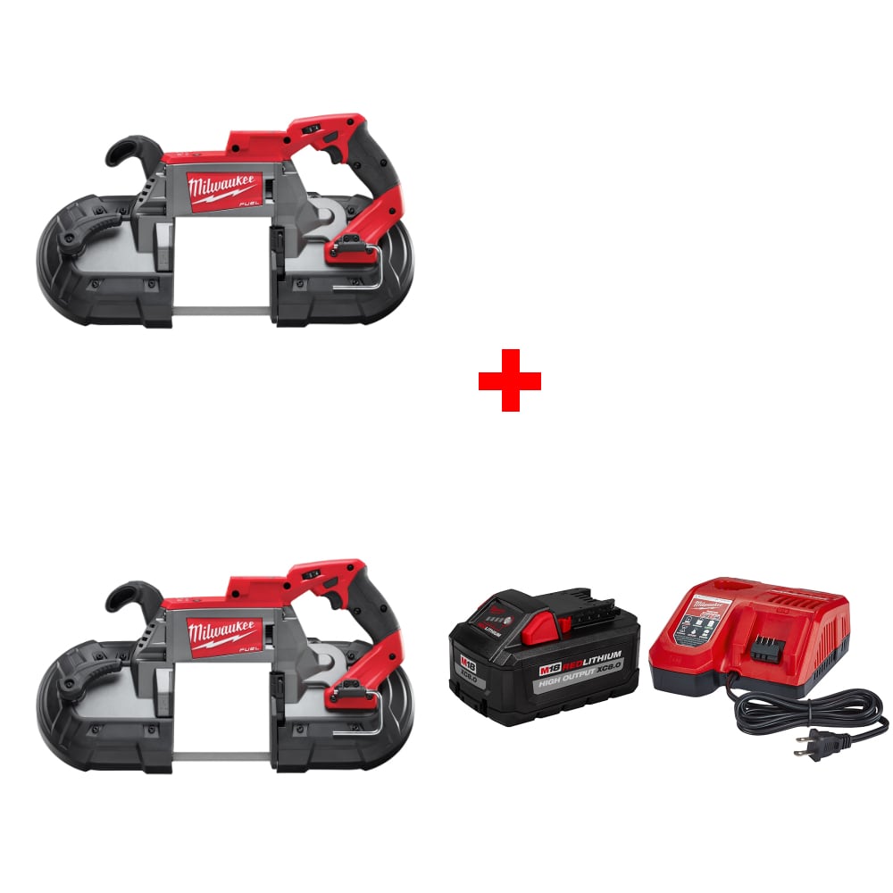 Milwaukee 2729-20 M18 FUEL Band Saw w/ FREE 48-59-1880 M18 XC8.0 Starter Kit