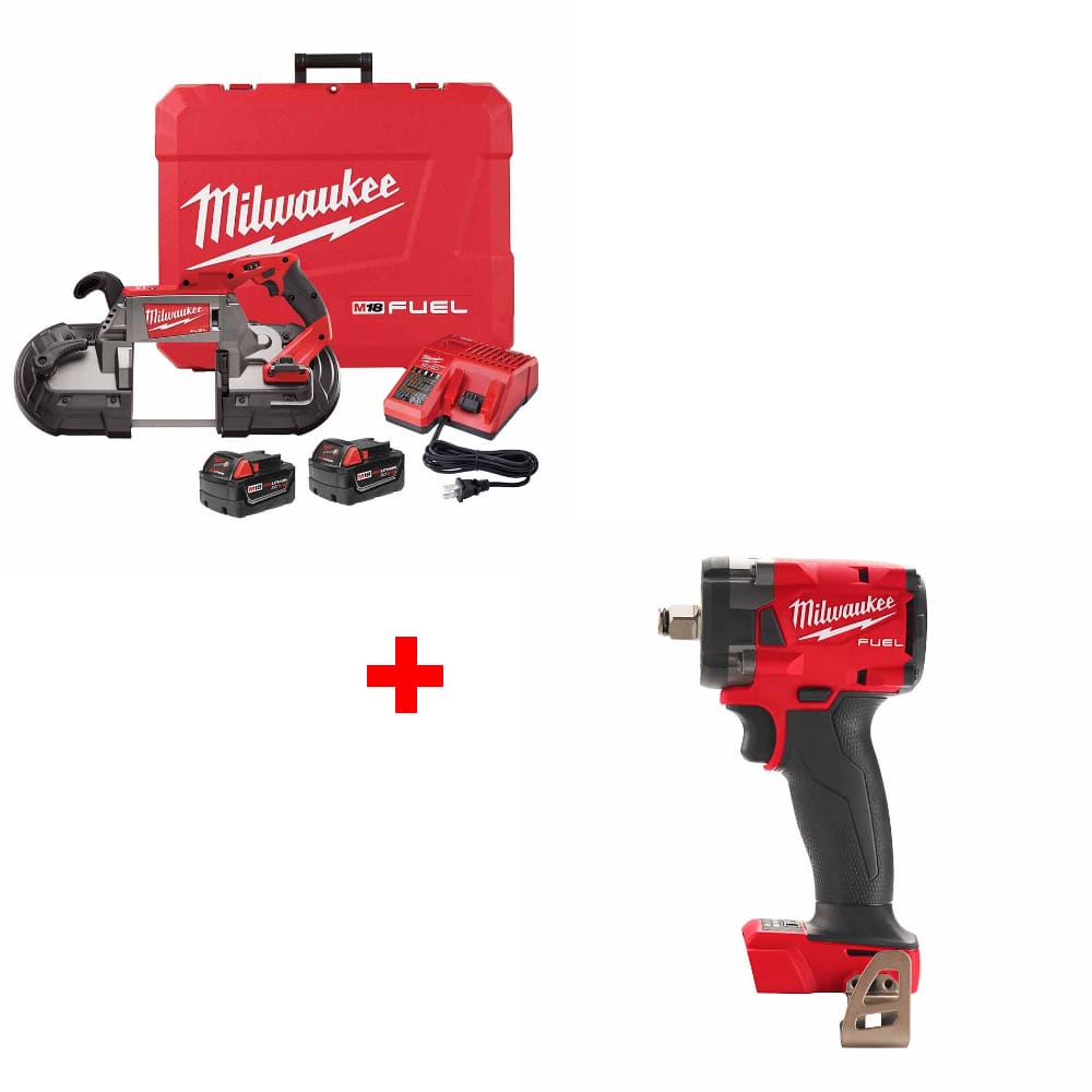 Milwaukee 2729-22 M18 FUEL Band Saw KIT w/ FREE 2855-20 M18 1/2 Impact Wrench