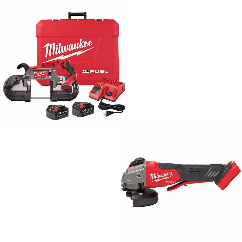 Milwaukee 2729-22 M18 FUEL Band Saw Kit W/ FREE 2888-20 M18 FUEL Braking Grinder