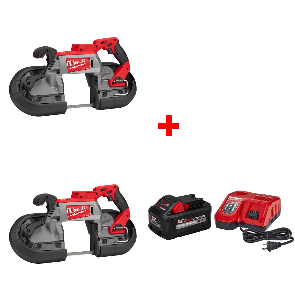 Milwaukee 2729S-20 M18 Band Saw, Bare w/ FREE 48-59-1880 M18 XC8.0 Starter Kit
