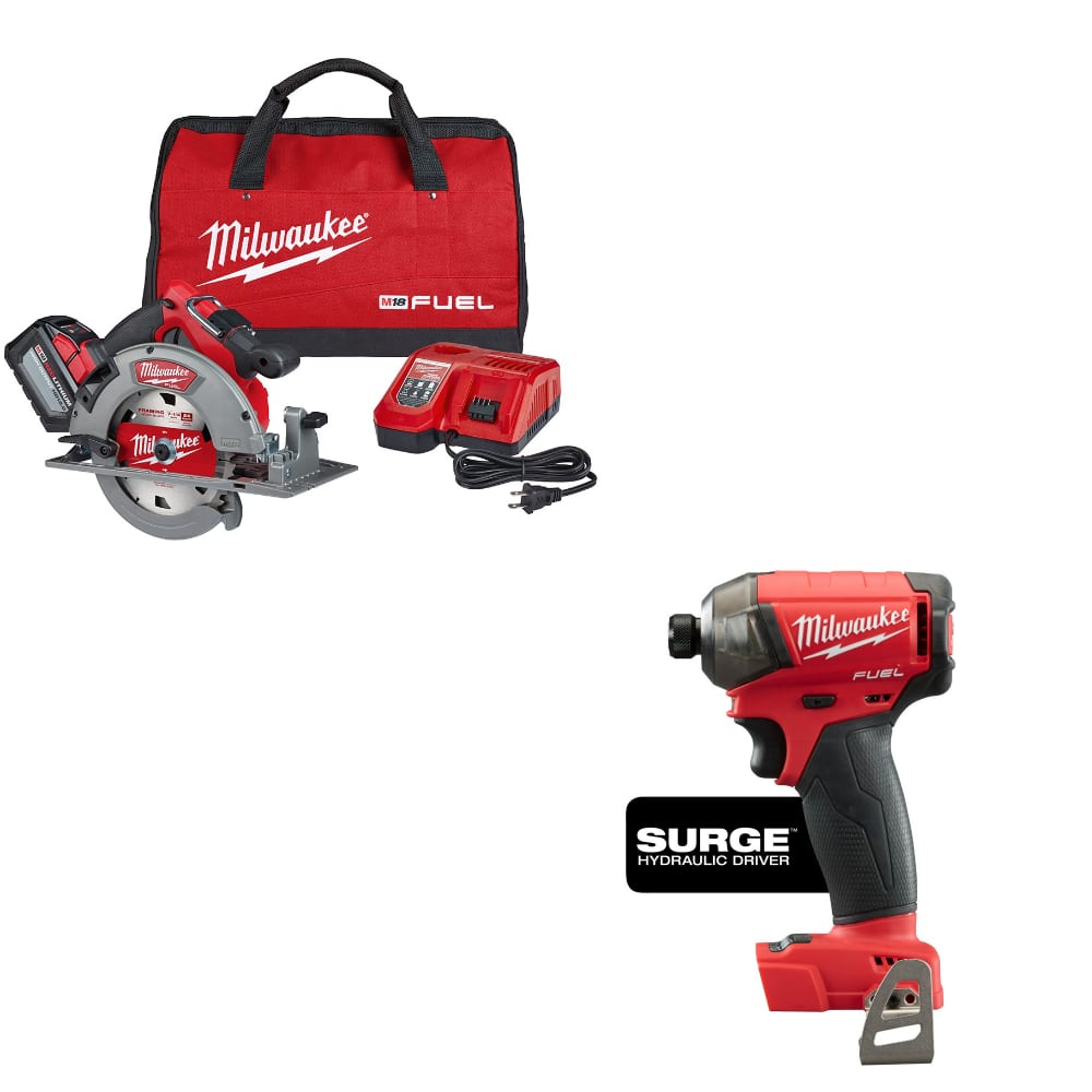 Milwaukee 2732-21HD M18 FUEL Circ Saw Kit W/ FREE 2760-20 M18 FUEL Hex Driver