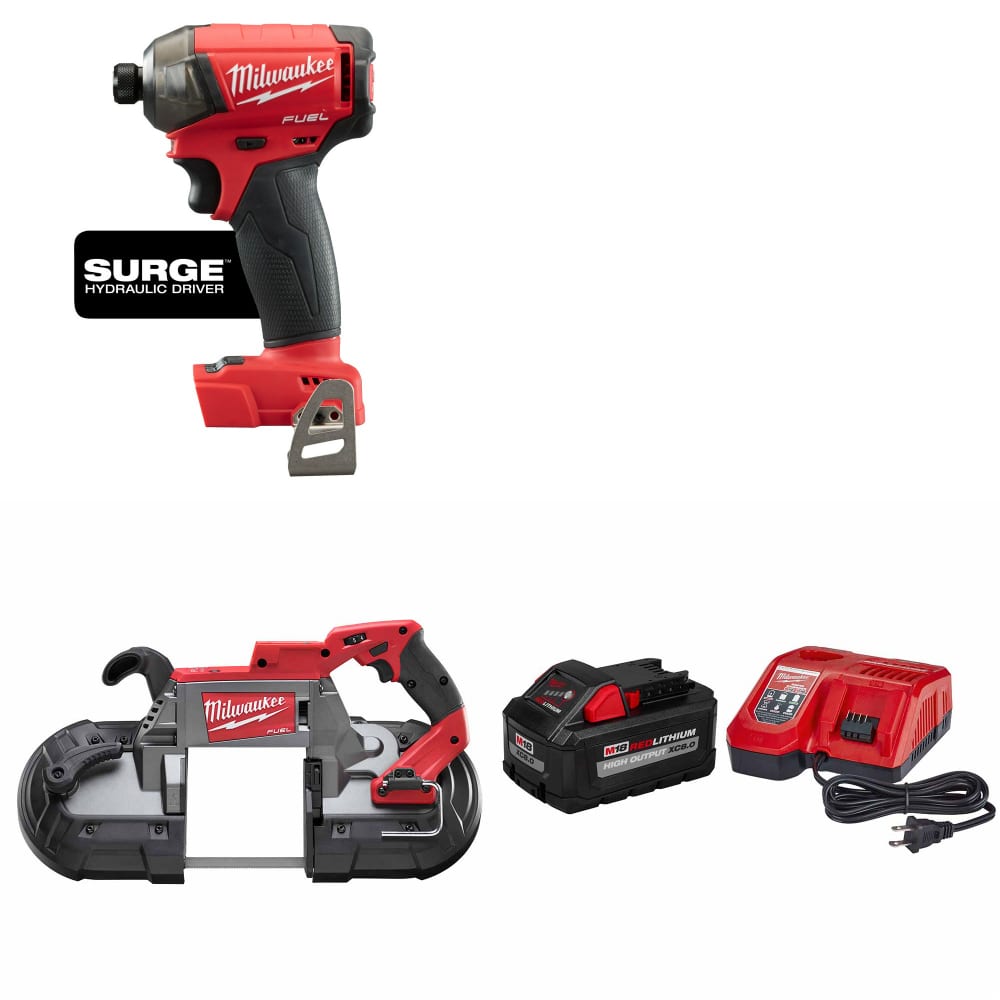 Milwaukee 2760-20 M18 FUEL Hex Driver W/ 2729-20 Band Saw & FREE Starter Kit