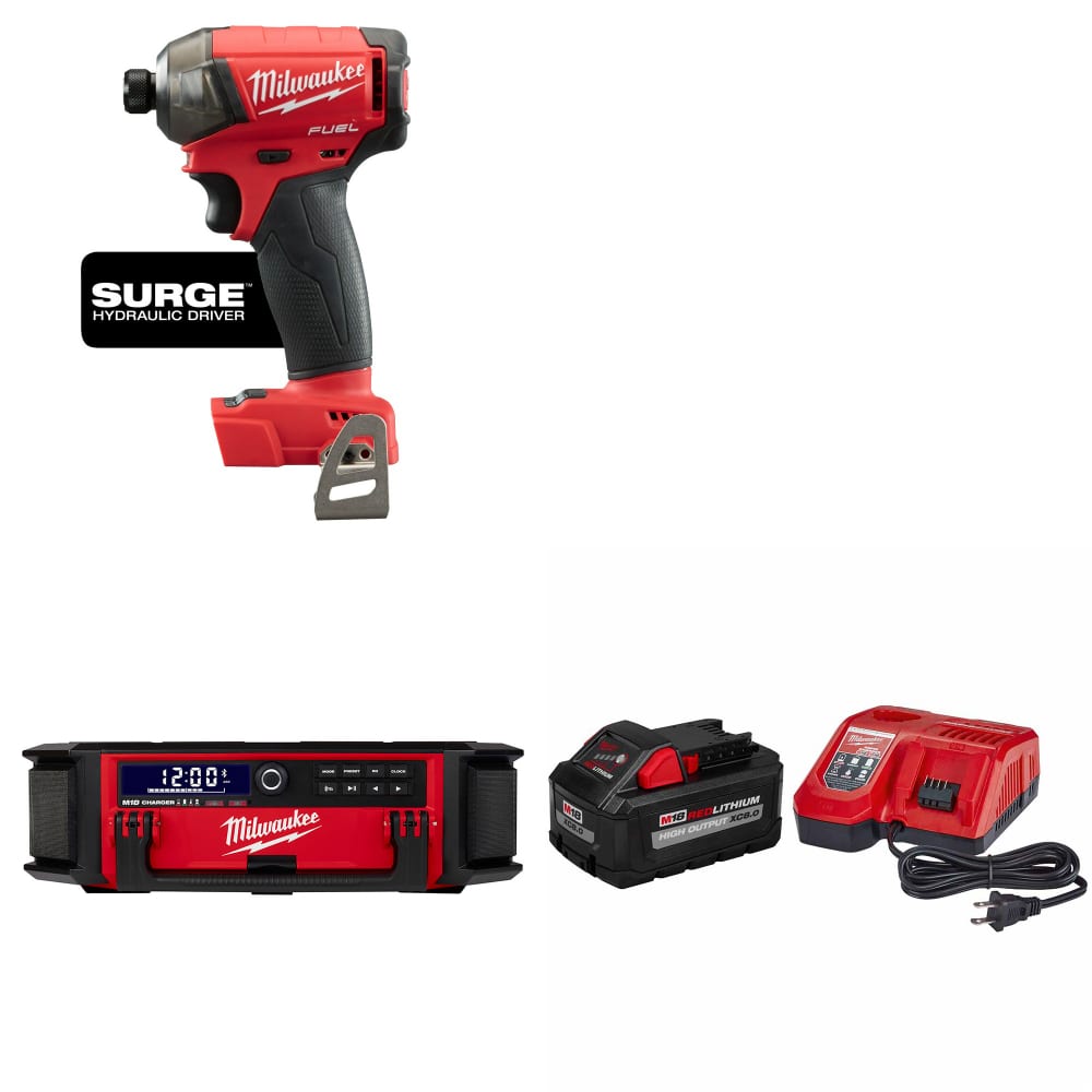 Milwaukee 2760-20 M18 FUEL Hex Driver W/ M18 Radio + Charger & FREE Starter Kit