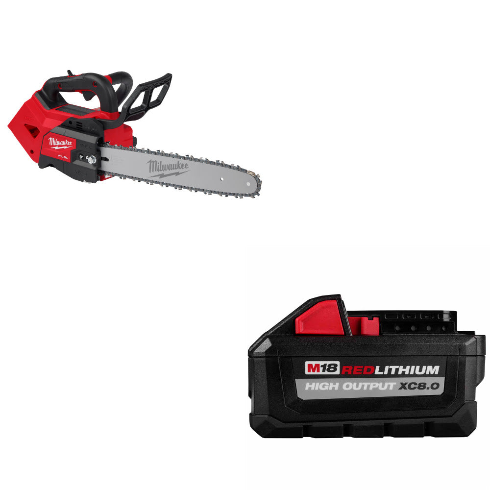 Milwaukee 2826-20T M18 FUEL 14 Chainsaw W/ FREE 48-11-1880 M18 XC8.0 BATTERY