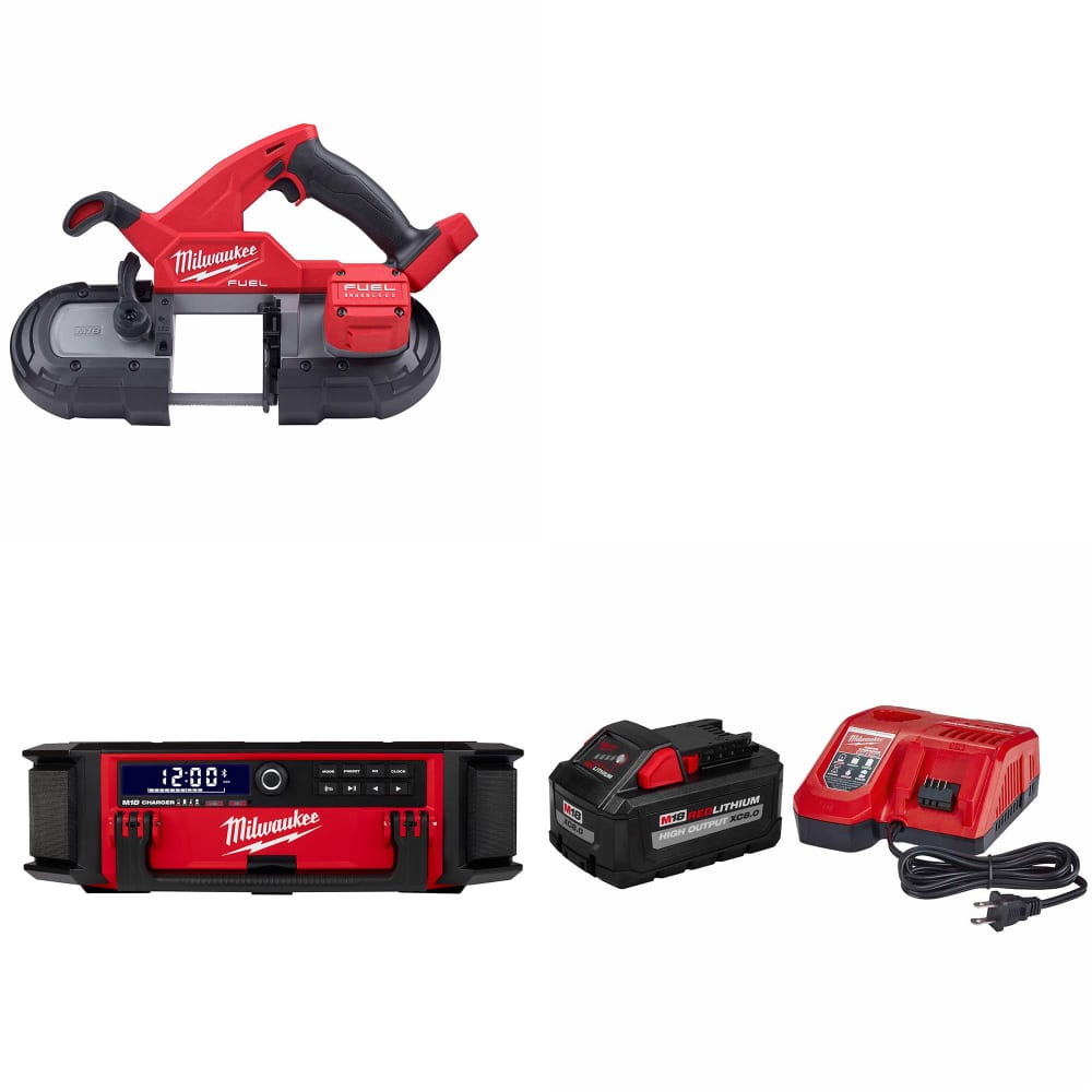 Milwaukee 2829-20 M18 FUEL Band Saw W/ M18 Radio + Charger & FREE Starter Kit