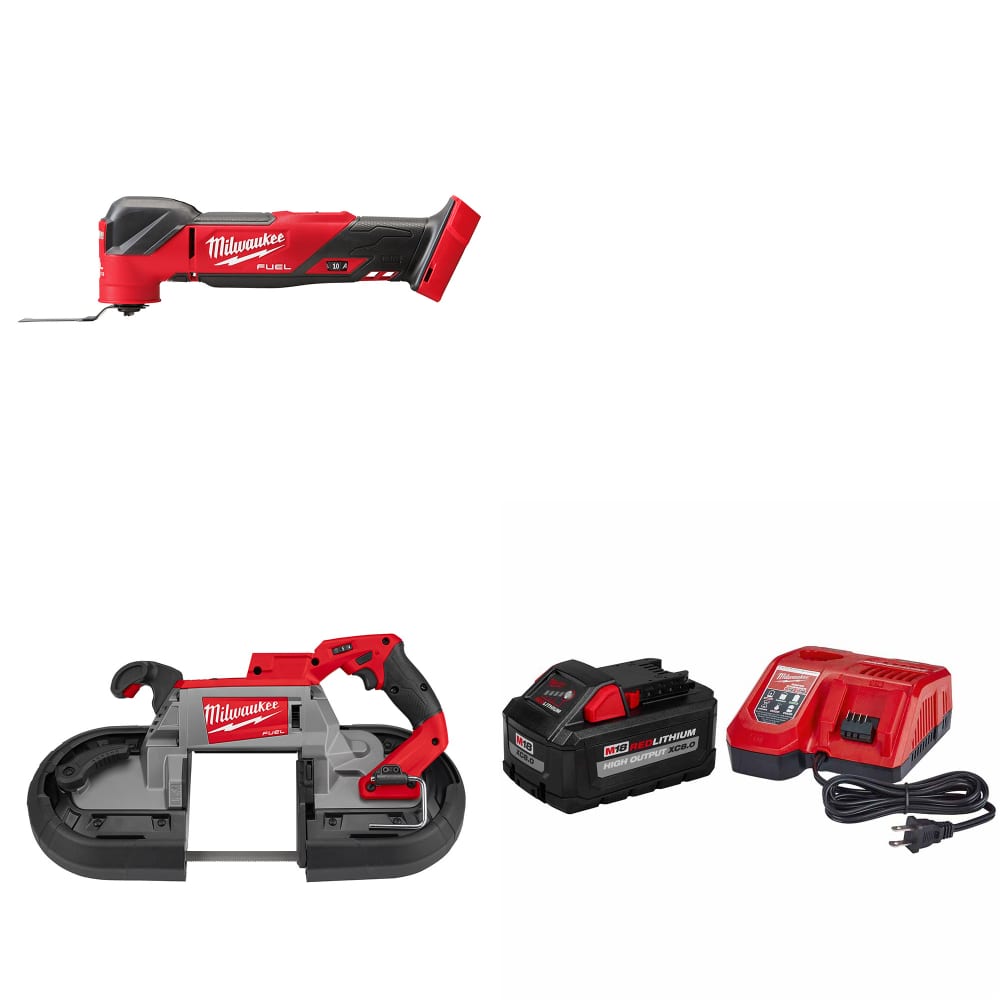 Milwaukee 2836-20 M18 FUEL Multi-Tool W/ 2729S-20 Band Saw & FREE Starter Kit