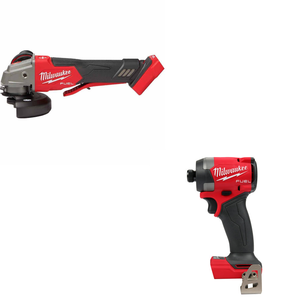 Milwaukee 2888-20 M18 FUEL 4-1/2 Braking Grinder w/FREE 2983-20 Impact Driver