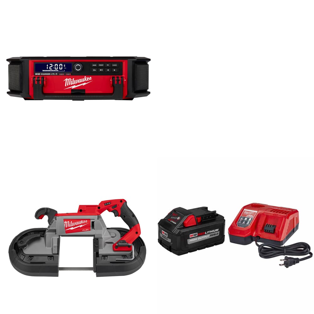 Milwaukee 2950-20 M18 Radio + Charger W/ 2729S-20 Band Saw & FREE Starter Kit