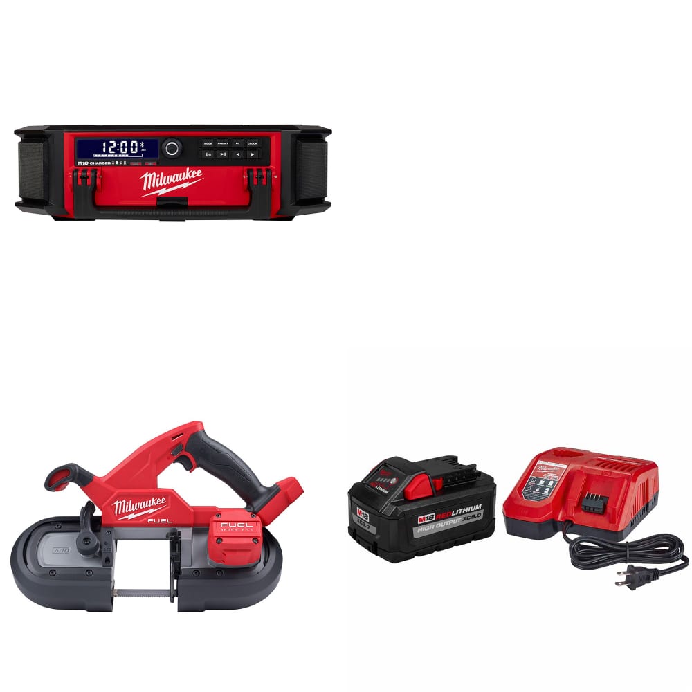 Milwaukee 2950-20 M18 Radio + Charger W/ 2829S-20 Band Saw & FREE Starter Kit