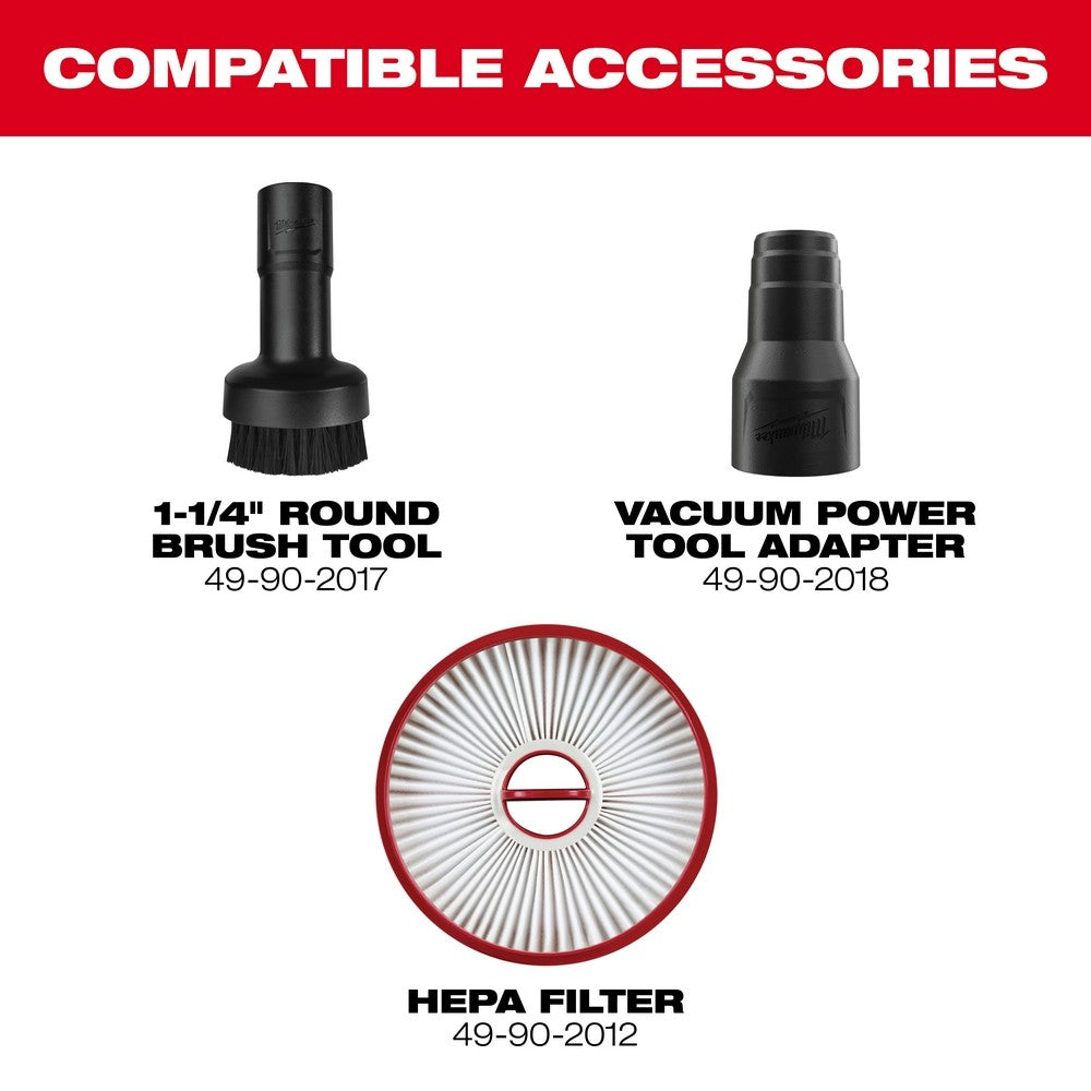 Milwaukee 0940-20 M18 FUEL Compact Vacuum, Bare Tool