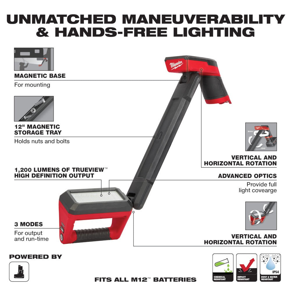 Milwaukee 2126-20 M12 Underbody Light (Tool Only)