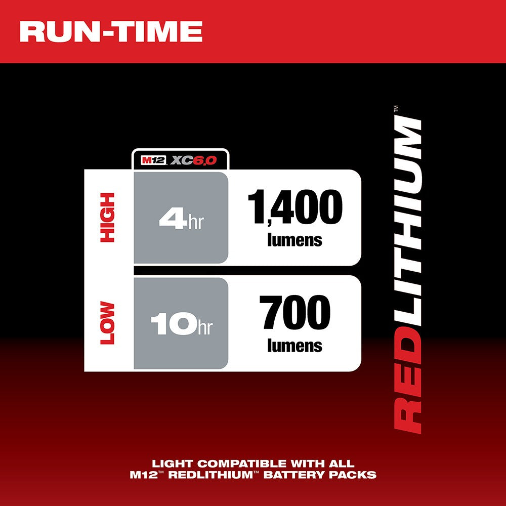 Milwaukee 2132-20 M12 Rocket Dual Power Tower Light, Bare Tool