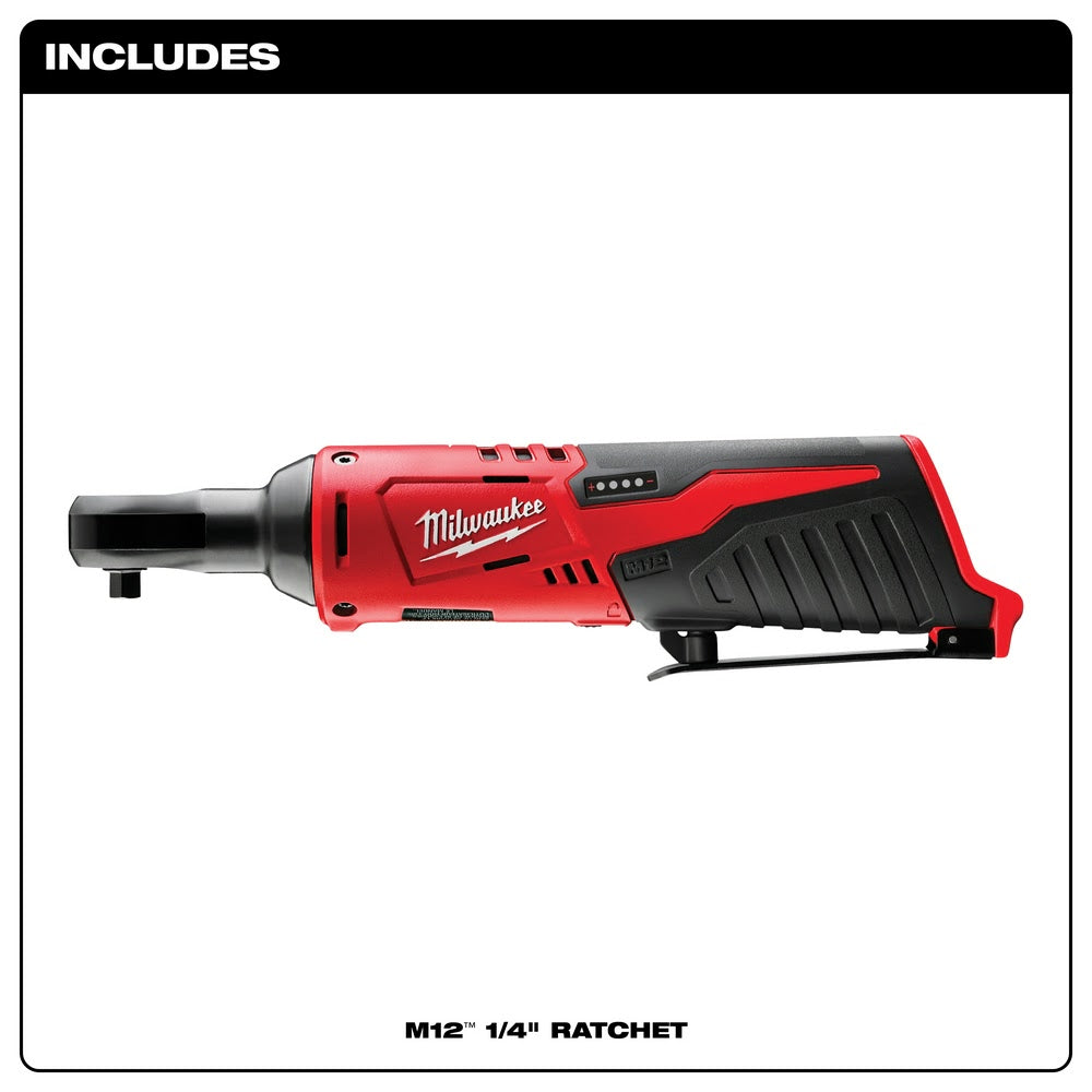 Milwaukee 2456-20 M12™ Cordless 1/4 Ratchet