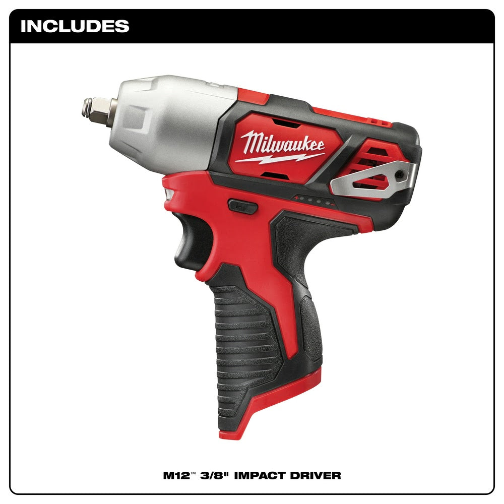 Milwaukee 2463-20 M12 3/8” Impact Wrench (Bare)