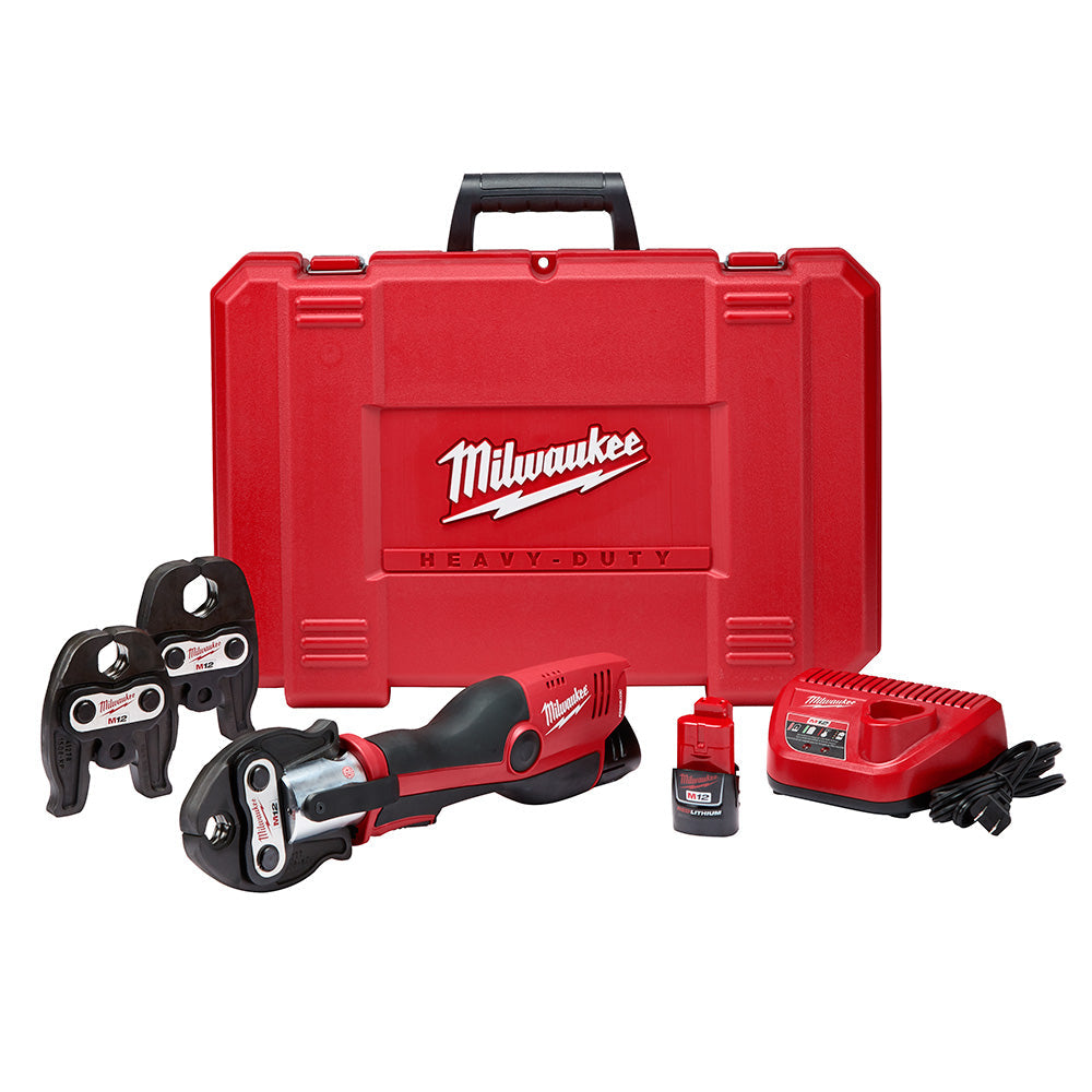 Milwaukee 2473-22 M12 Force Logic Press Tool 1/2 - 1 Kit