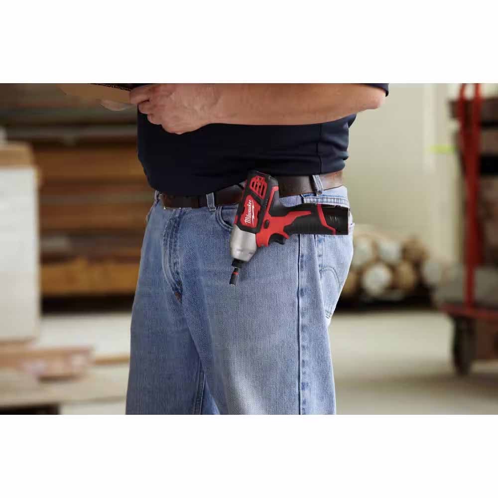 Milwaukee 2497-24B M12 12V Lithium-Ion Cordless Combo Kit (4-Tool) w/(2) 1.5Ah Batteries, (1) Charger, (1) Tool Bag