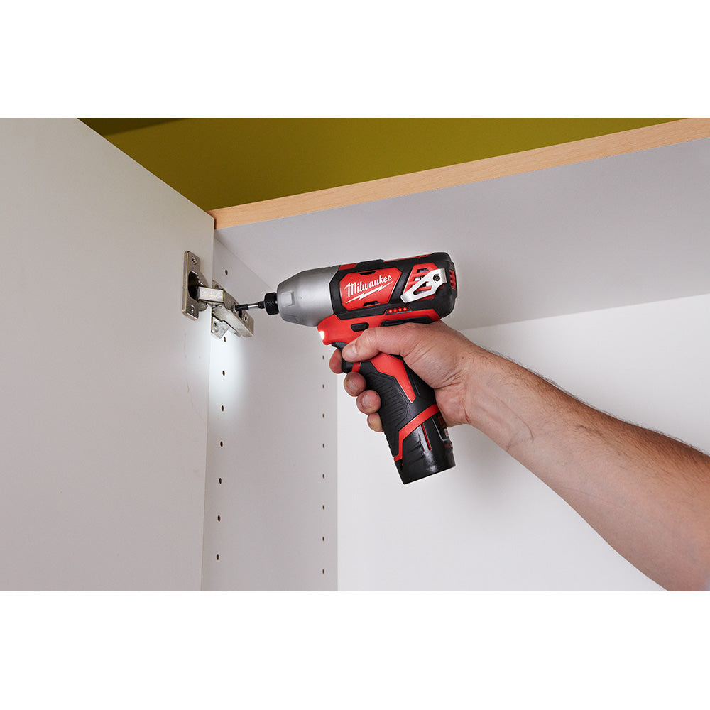 Milwaukee 2498-24 M12™ 4 - Tool Combo Kit with Drill, Impact, Hackzall™ & Flashlight