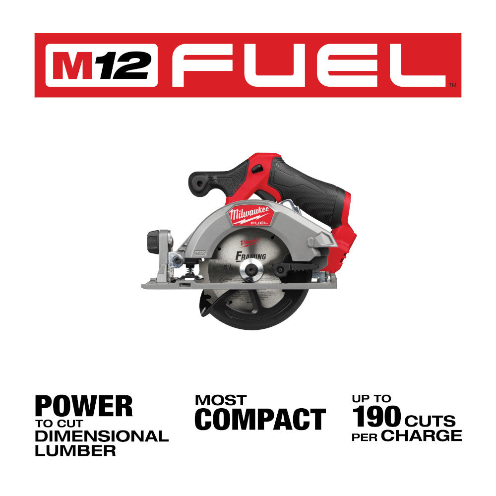 Milwaukee 2521-20 M12 FUEL 5-3/8 Circular Saw
