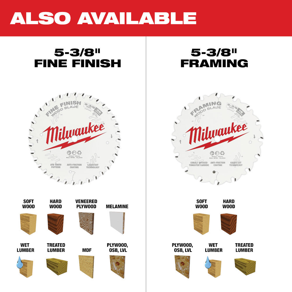 Milwaukee 2521-21HO M12 FUEL 5-3/8 Circular Saw Kit