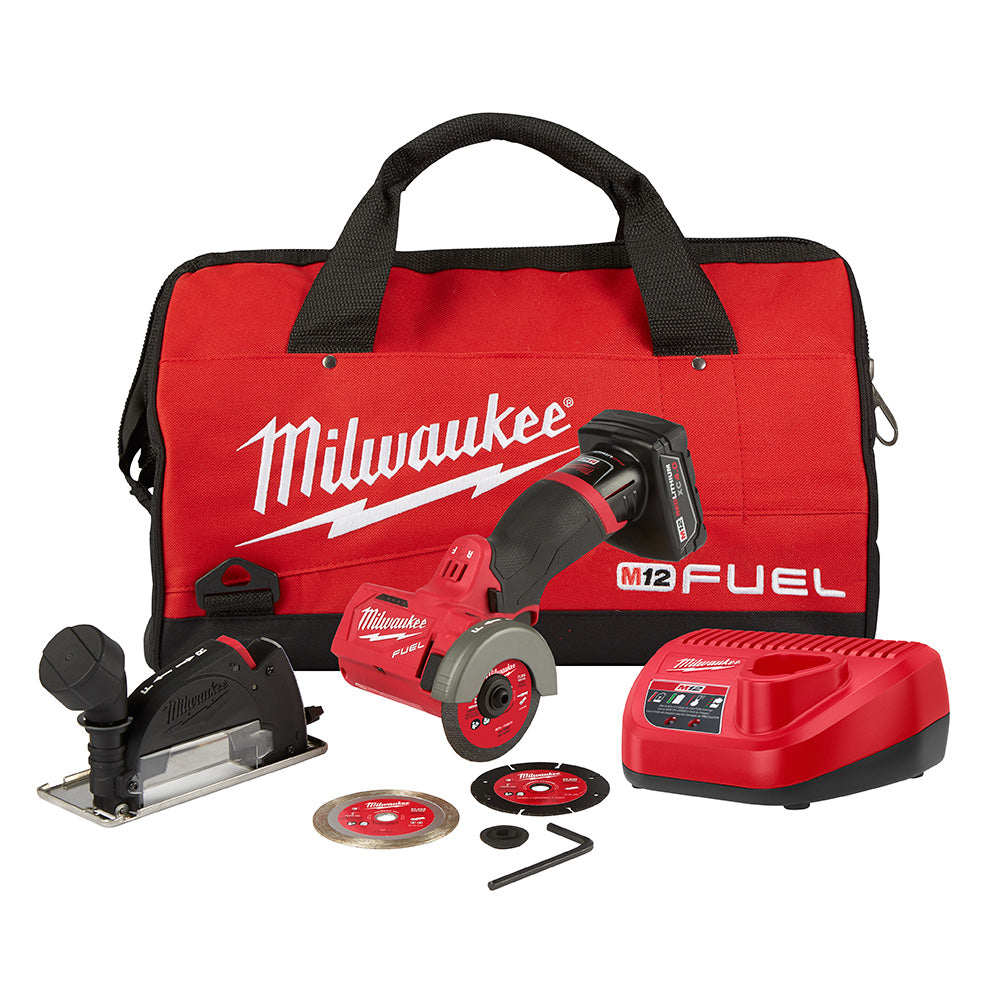 Milwaukee 2522-21XC M12 FUEL 3 Compact Cut Off Tool - Kit