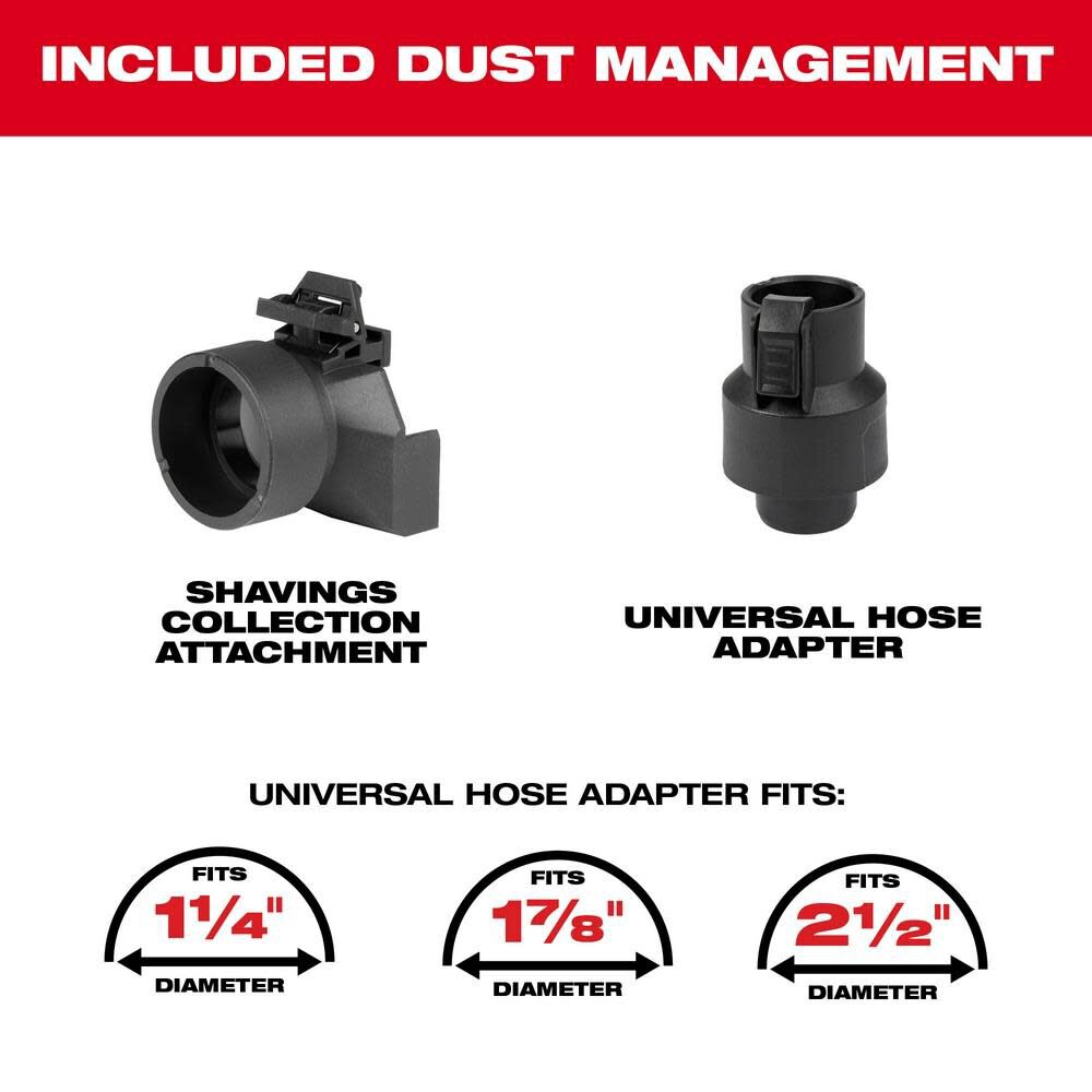 Milwaukee 2524-20 M12 Brushless 2 Planer