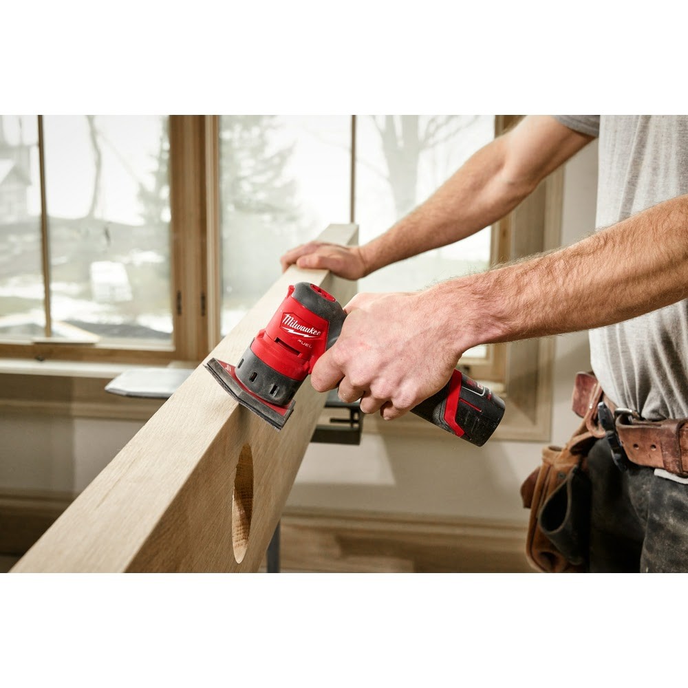 Milwaukee 2531-20 M12 FUEL Orbital Detail Sander, Bare