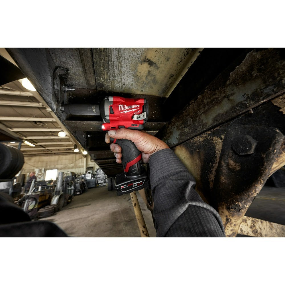 Milwaukee 2555P-20 M12 FUEL Stubby 1/2 Pin Impact Wrench, Bare