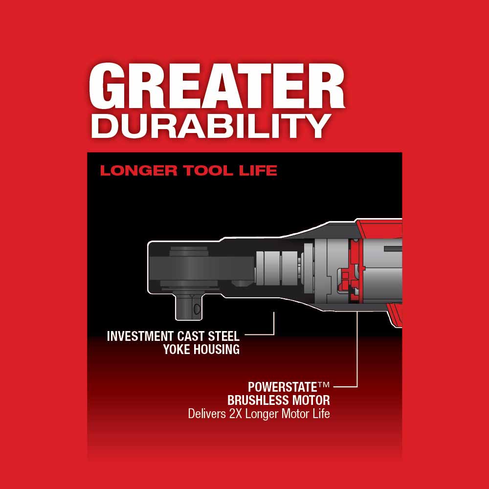 Milwaukee 2557-20 M12 FUEL 3/8 Ratchet, Bare Tool