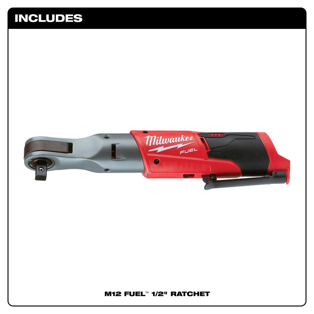 Milwaukee 2558-20 M12 FUEL 1/2 Ratchet, Bare Tool