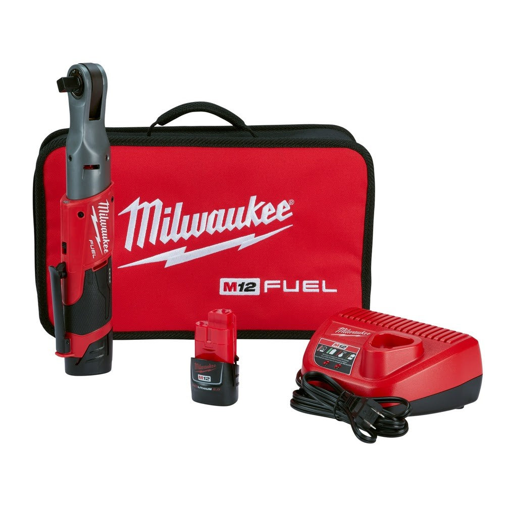 Milwaukee 2558-22 M12 FUEL 1/2 Ratchet 2 Battery Kit