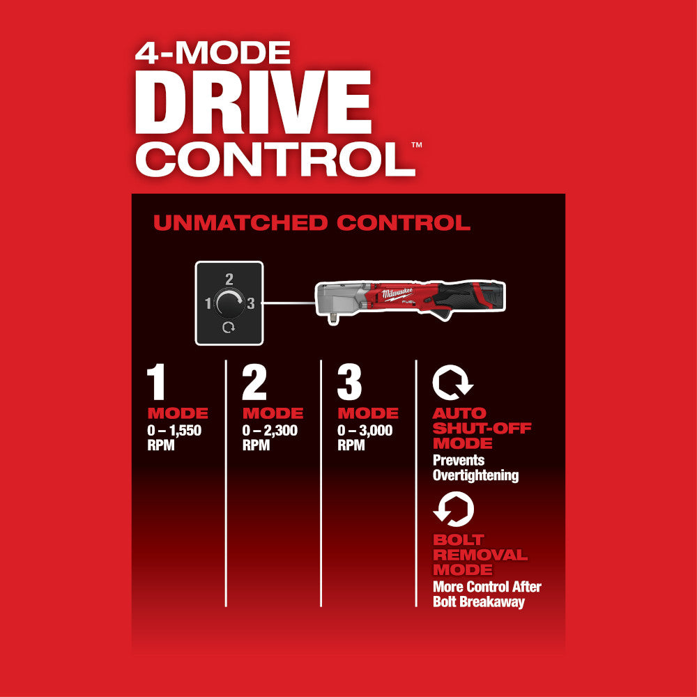 Milwaukee 2564-22 M12 FUEL 3/8 Right Angle Impact Wrench Kit