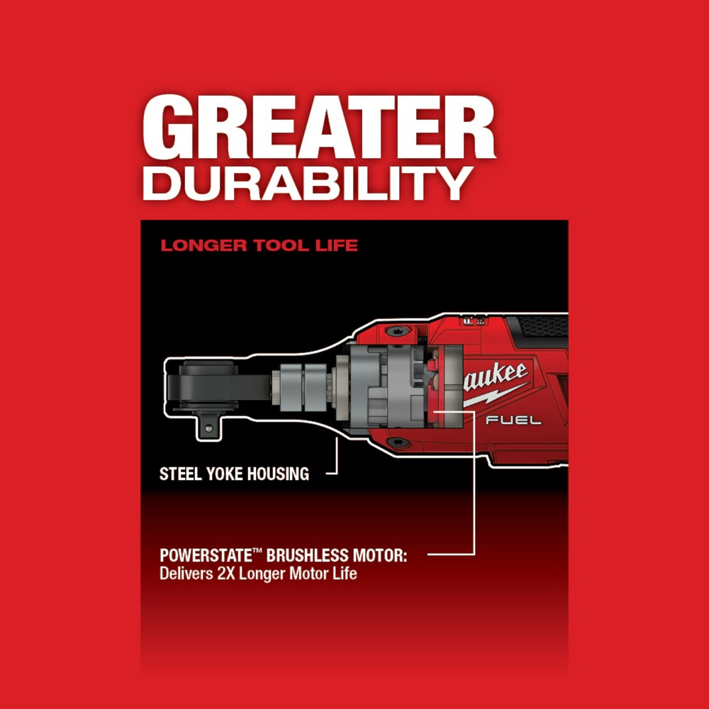 Milwaukee 2566-22 M12 FUEL™ 1/4 High Speed Ratchet Kit