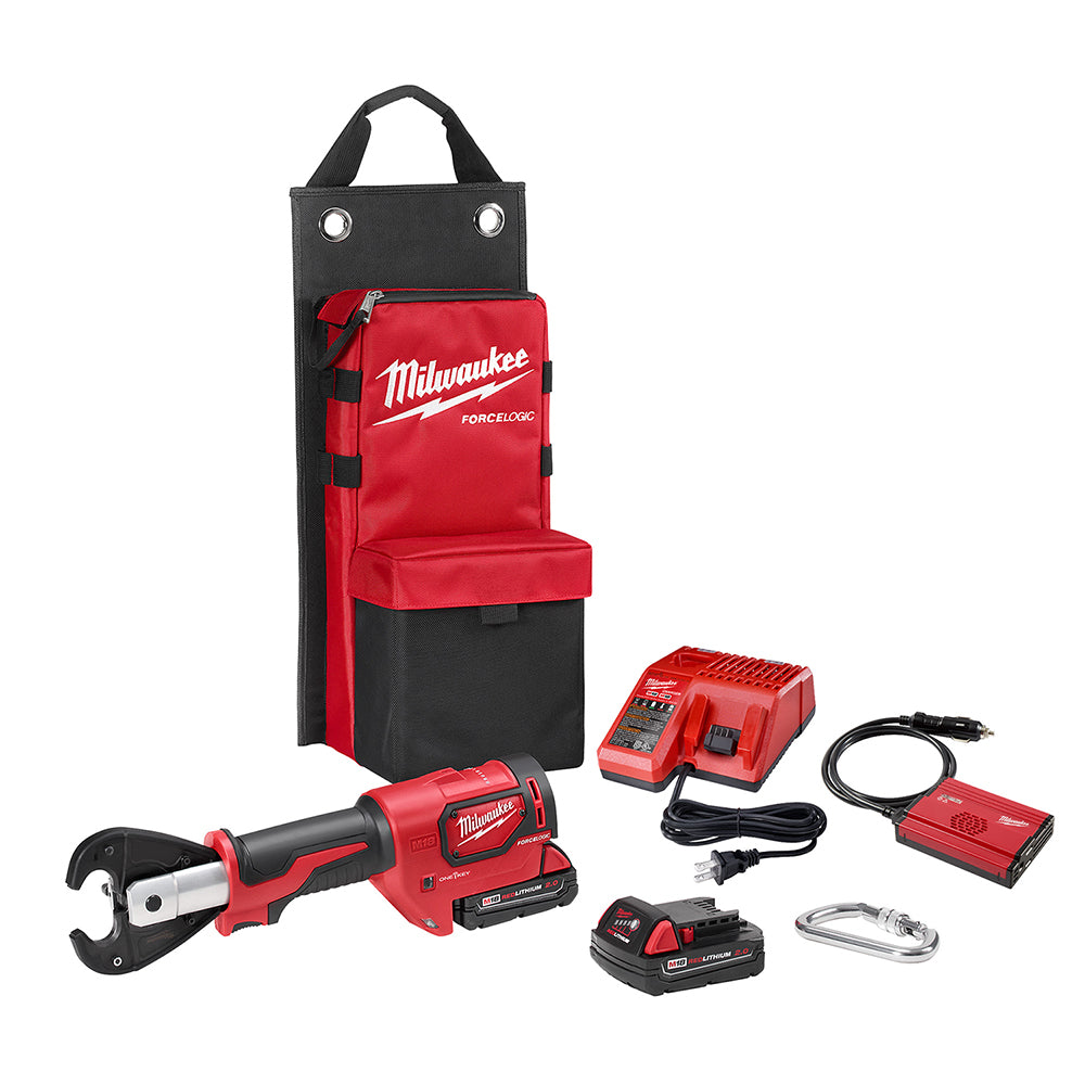 Milwaukee 2678-22 M18 Force Logic 6T Utility Crimping Kit With D3 Grooves Snub Nose