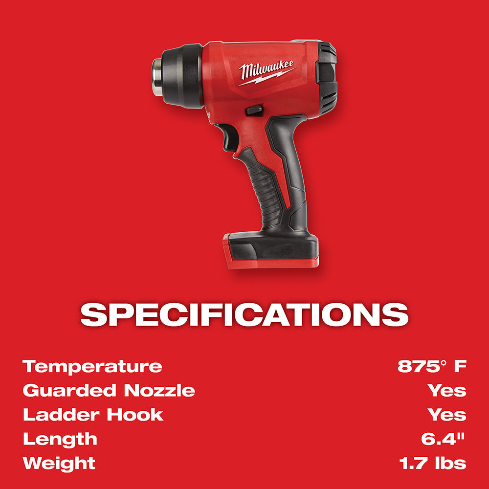 Milwaukee 2688-20 M18 Compact Heat Gun (Bare Tool)