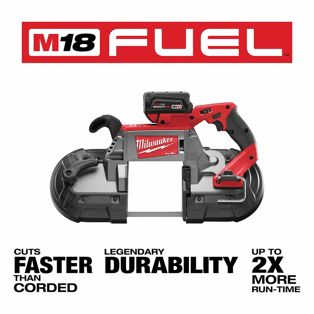 Milwaukee 2729-22 M18 FUEL Deep Cut Band Saw 2 Battery Kit