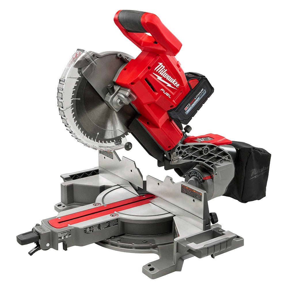 Milwaukee 2734-21HD M18 FUEL Dual Bevel Sliding Compound Miter Saw Kit with 8.0Ah HD Battery
