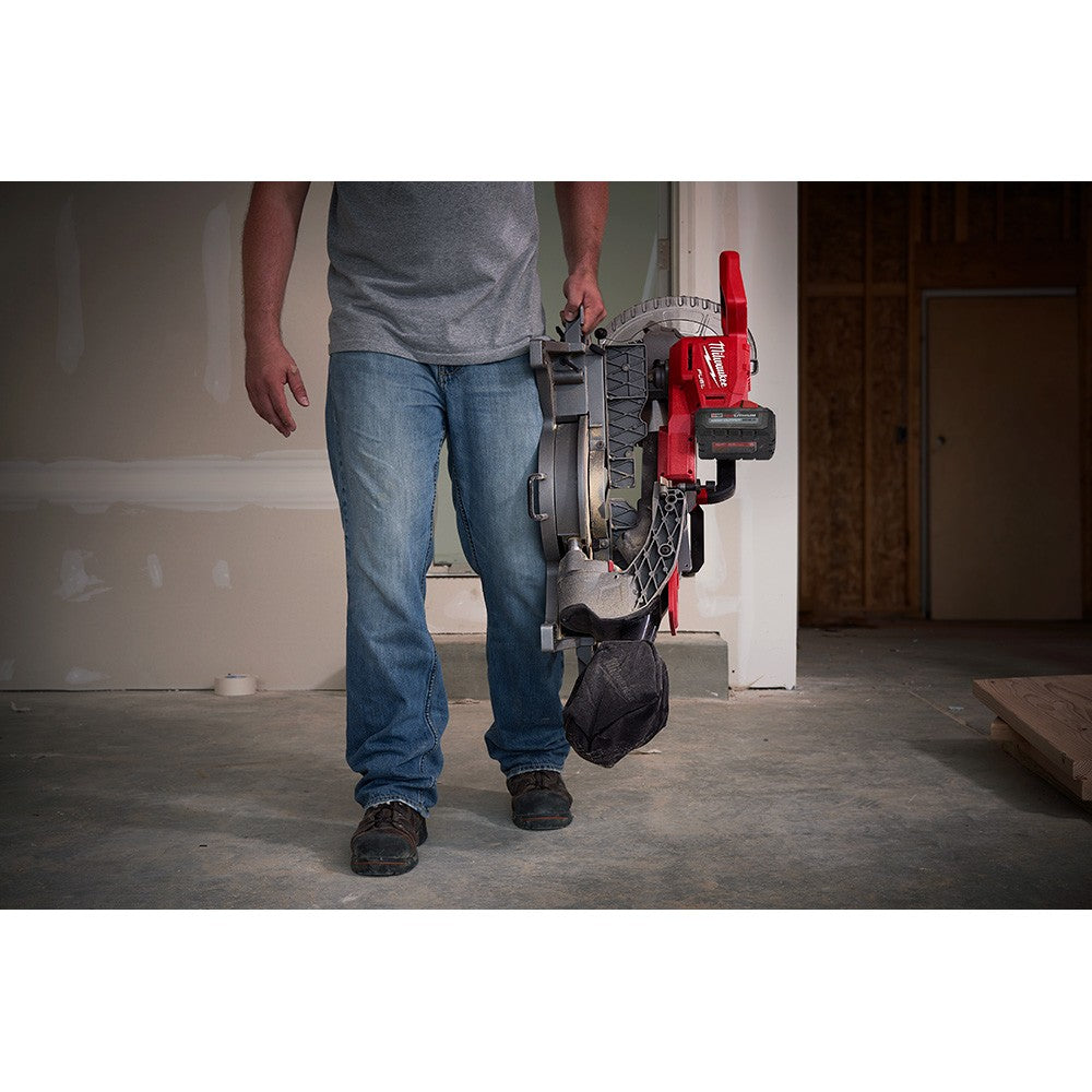 Milwaukee 2734-21HD M18 FUEL Dual Bevel Sliding Compound Miter Saw Kit with 8.0Ah HD Battery