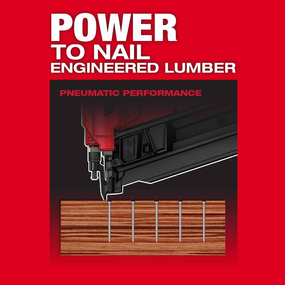 Milwaukee 2744-20 M18 FUEL™ 21 Degree Framing Nailer