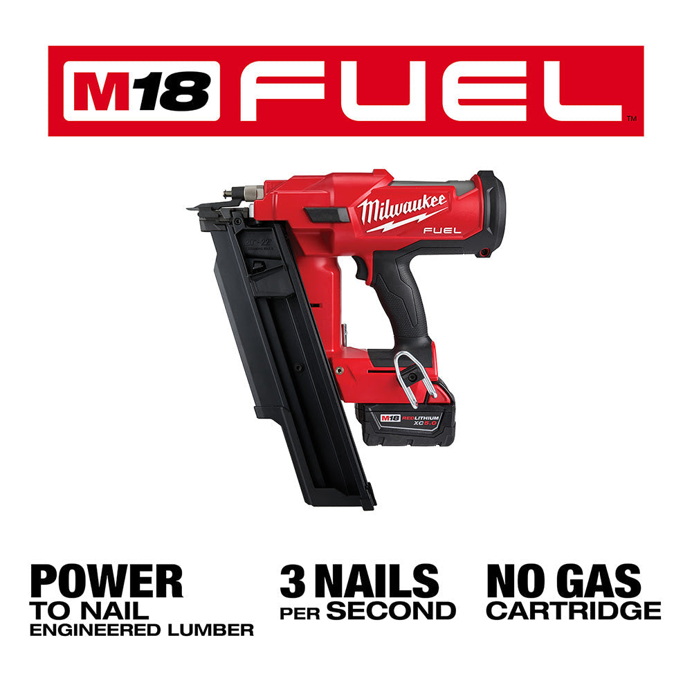 Milwaukee 2744-21 M18 FUEL™ 21 Degree Framing Nailer Kit