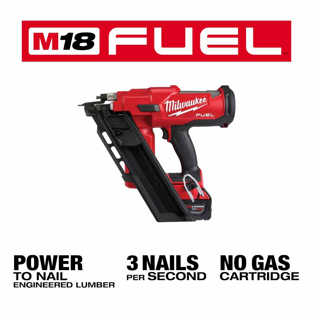 Milwaukee 2745-21 M18 FUEL™ 30 Degree Framing Nailer Kit