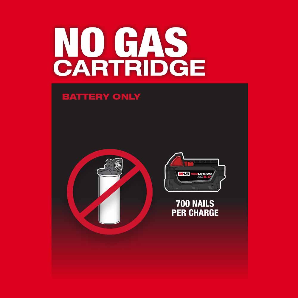 Milwaukee 2745-21 M18 FUEL™ 30 Degree Framing Nailer Kit