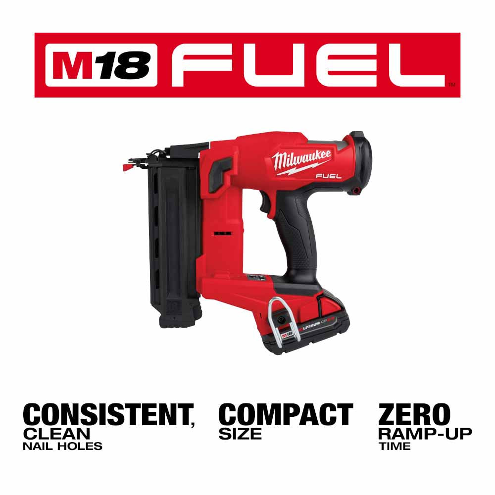 Milwaukee 2746-21CT M18 Fuel 18 Gauge Brad Nailer Kit