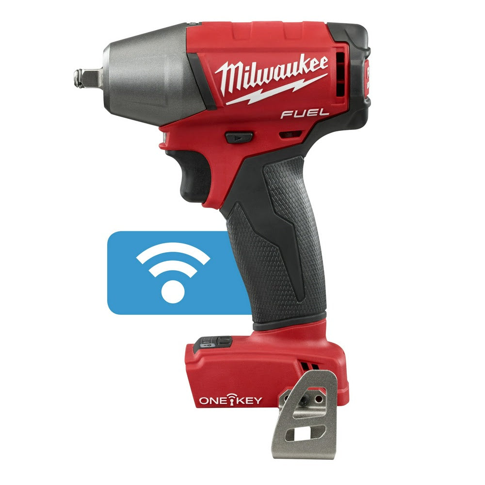 Milwaukee 2758-20 M18 FUEL 3/8 Compact Impact Wrench with Friction Ring with ONE-KEY (Bare)