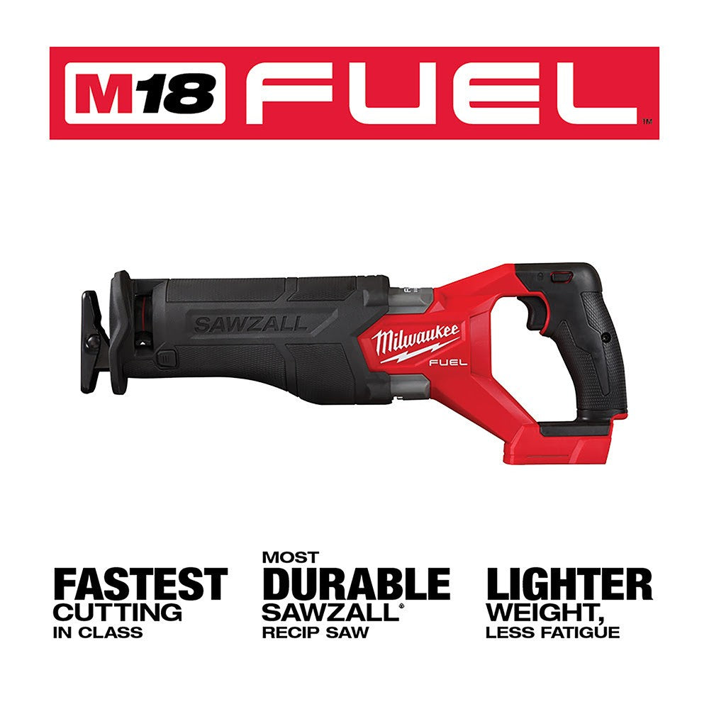 Milwaukee 2821-20 M18 FUEL™ SAWZALL® Recip Saw, Bare Tool