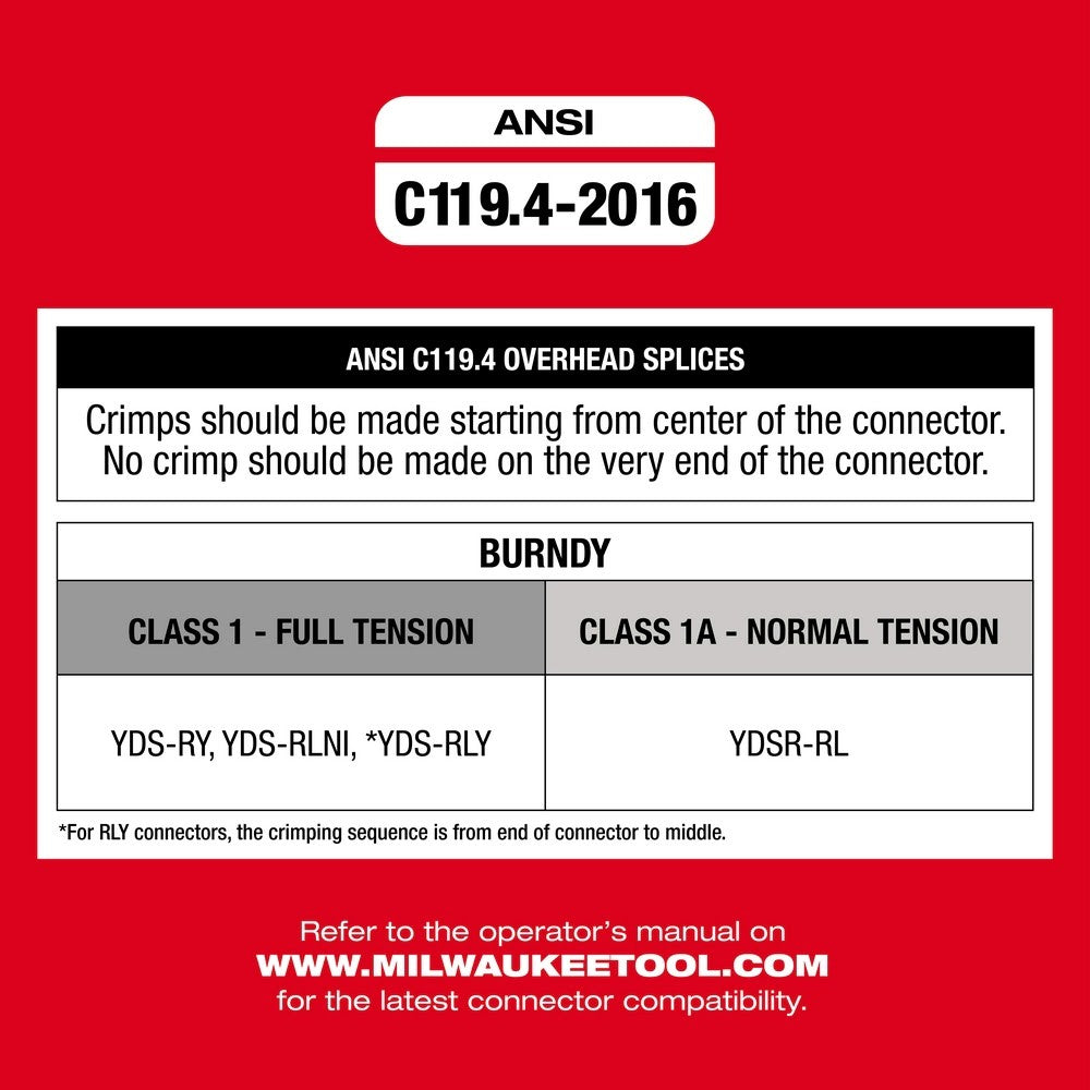 Milwaukee 2876-22 M18 FORCE LOGIC 11T Dieless Latched Linear Utility Crimper