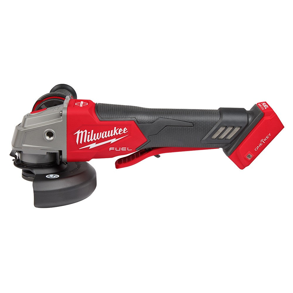 Milwaukee 2882-20 M18 FUEL™ 4-1/2/5 Braking Grinder w/ ONE-KEY™ Paddle Switch, No-Lock, Bare Tool