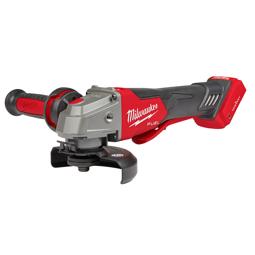 Milwaukee 2882-20 M18 FUEL™ 4-1/2 / 5 Braking Grinder w/ ONE-KEY™ Paddle Switch, No-Lock