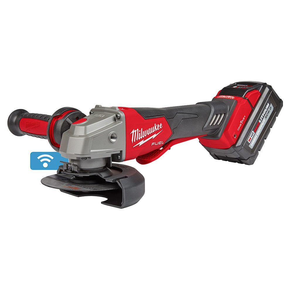 Milwaukee 2882-22 M18 FUEL™ 4-1/2/5 Braking Grinder w/ ONE-KEY™ Paddle Switch, No-Lock Kit