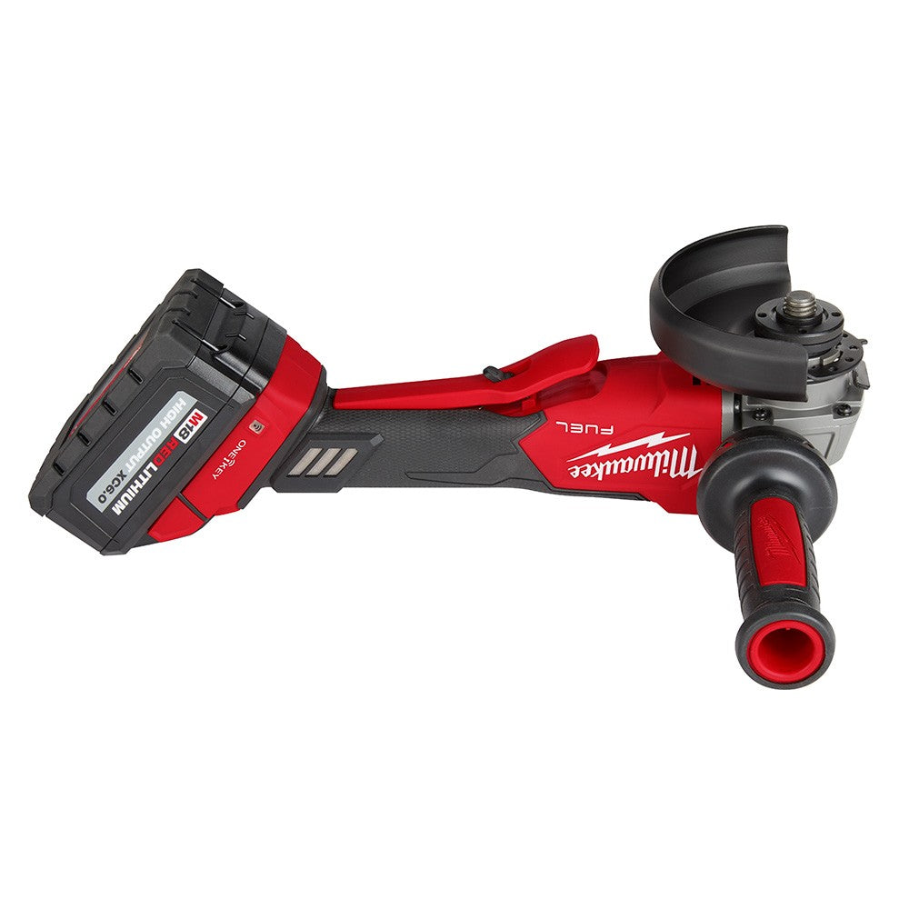 Milwaukee 2882-22 M18 FUEL™ 4-1/2/5 Braking Grinder w/ ONE-KEY™ Paddle Switch, No-Lock Kit